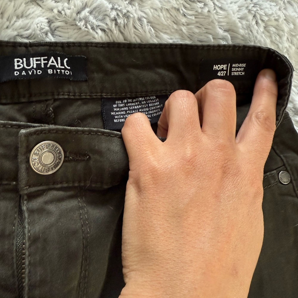 Buffalo David Bitton Olive Green Pants